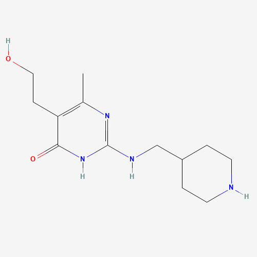 5-(2-hydroxyethyl)-6-methyl-2-(piperidin-4-ylmethylamino)-1H-pyrimidin-4-one (CAS: 1241669-40-8) - Related Chemical Product
