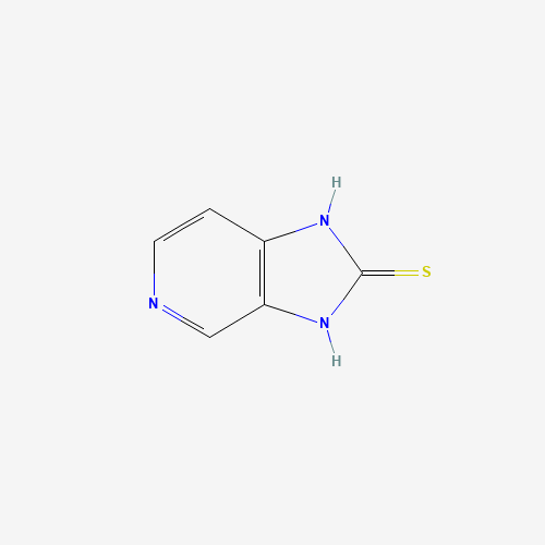 1,3-dihydroimidazo[4,5-c]pyridine-2-thione (CAS: 7239-81-8) - Chemical Structure and Molecular Formula 