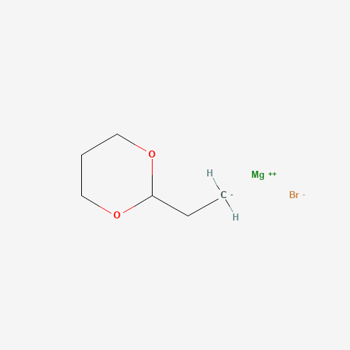 magnesium;2-ethyl-1,3-dioxane;bromide (CAS: 480438-44-6) - Chemical Structure and Molecular Formula 