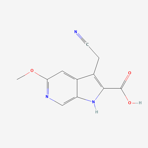 3-(cyanomethyl)-5-methoxy-1H-pyrrolo[2,3-c]pyridine-2-carboxylic acid (CAS: 22772-37-8) - Related Chemical Product