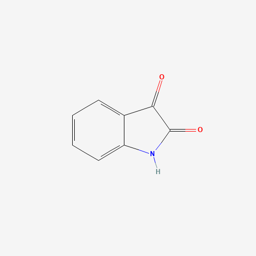 1H-indole-2,3-dione (CAS: 1186480-61-4) - Chemical Structure and Molecular Formula 