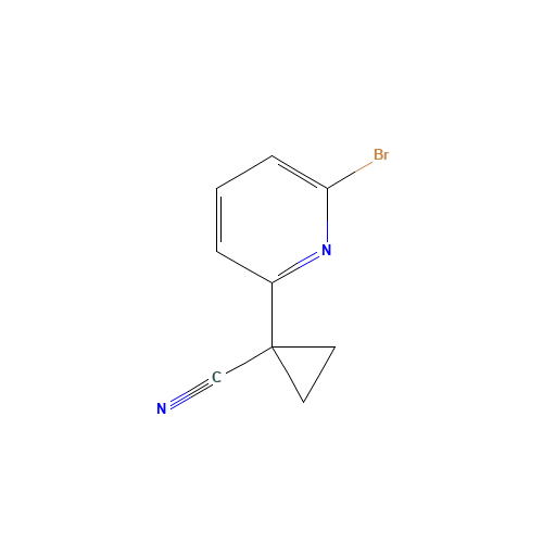 1-(6-bromopyridin-2-yl)cyclopropane-1-carbonitrile (CAS: 1093879-77-6) - Related Chemical Product