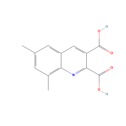 6,8-dimethylquinoline-2,3-dicarboxylic acid (CAS: 948289-02-9) - Chemical Structure and Molecular Formula 