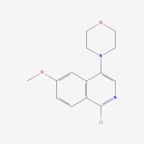 4-(1-chloro-6-methoxyisoquinolin-4-yl)morpholine (CAS: 1409964-79-9) - Related Chemical Product