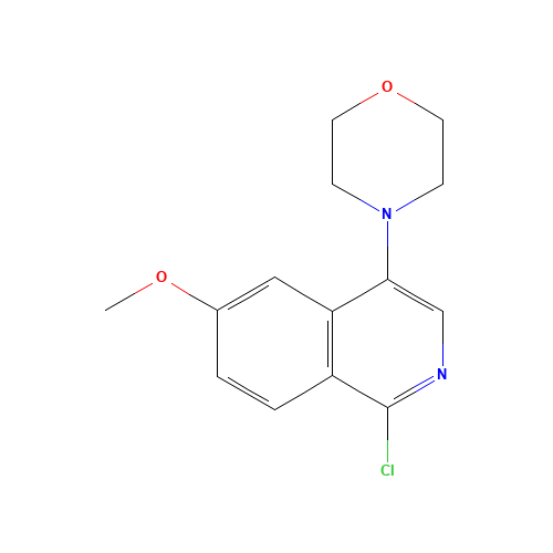 4-(1-chloro-6-methoxyisoquinolin-4-yl)morpholine (CAS: 1409964-79-9) - Related Chemical Product