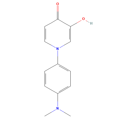1-[4-(dimethylamino)phenyl]-3-hydroxypyridin-4-one (CAS: 1333328-61-2) - Related Chemical Product