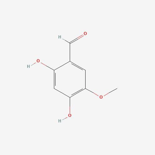 2,4-dihydroxy-5-methoxybenzaldehyde (CAS: 51061-83-7) - Chemical Structure and Molecular Formula 