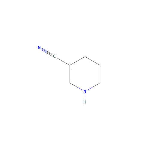 1,2,3,4-tetrahydropyridine-5-carbonitrile (CAS: 7492-87-7) - Chemical Structure and Molecular Formula 
