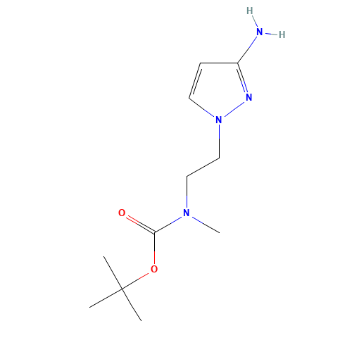 tert-butyl N-[2-(3-aminopyrazol-1-yl)ethyl]-N-methylcarbamate (CAS: 1346674-85-8) - Related Chemical Product