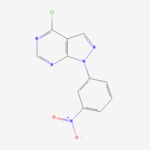 4-chloro-1-(3-nitrophenyl)pyrazolo[3,4-d]pyrimidine (CAS: 65974-01-8) - Related Chemical Product