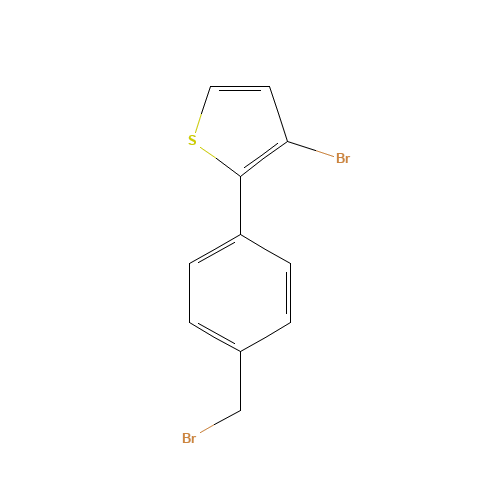 3-bromo-2-[4-(bromomethyl)phenyl]thiophene (CAS: 941716-98-9) - Related Chemical Product