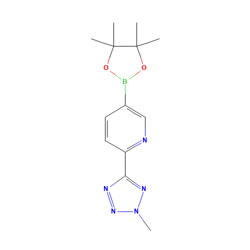 2-(2-methyltetrazol-5-yl)-5-(4,4,5,5-tetramethyl-1,3,2-dioxaborolan-2-yl)pyridine (CAS: 1056039-83-8) - Related Chemical Product
