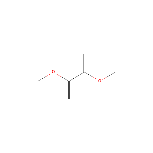 2,3-dimethoxybuta-1,3-diene (CAS: 3588-31-6) - Chemical Structure and Molecular Formula 
