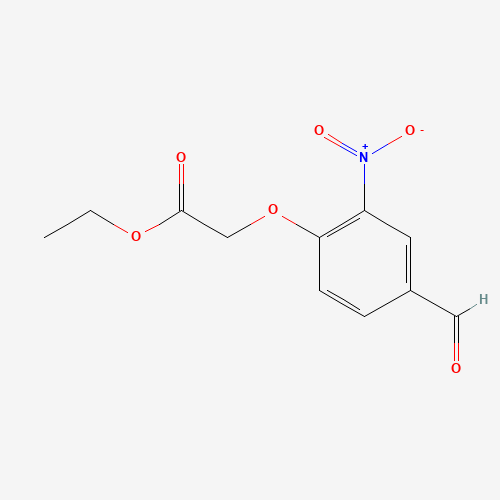 ethyl 2-(4-formyl-2-nitrophenoxy)acetate (CAS: 420786-61-4) - Related Chemical Product