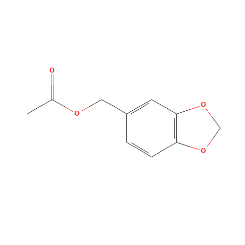 1,3-benzodioxol-5-ylmethyl acetate (CAS: 326-61-4) - Related Chemical Product