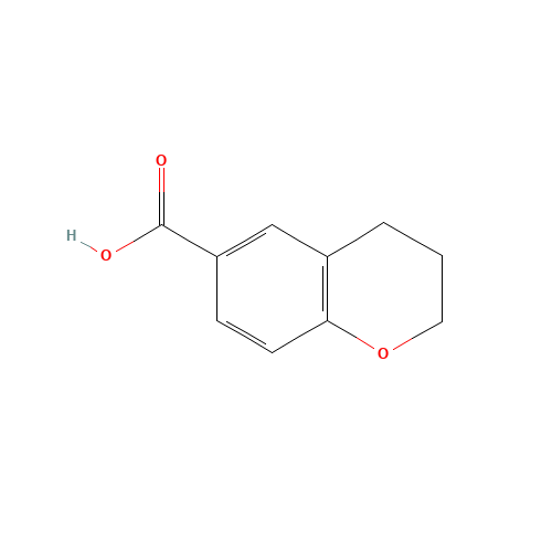 3,4-dihydro-2H-chromene-6-carboxylic acid (CAS: 103203-84-5) - Chemical Structure and Molecular Formula 