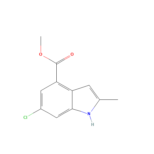 methyl 6-chloro-2-methyl-1H-indole-4-carboxylate (CAS: 1260385-54-3) - Related Chemical Product