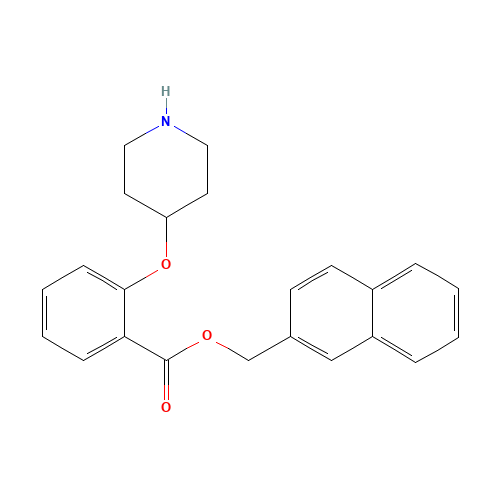 naphthalen-2-ylmethyl 2-piperidin-4-yloxybenzoate (CAS: 1443208-43-2) - Related Chemical Product