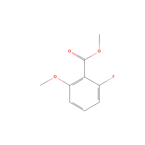 methyl 2-fluoro-6-methoxybenzoate (CAS: 178747-79-0) - Chemical Structure and Molecular Formula 