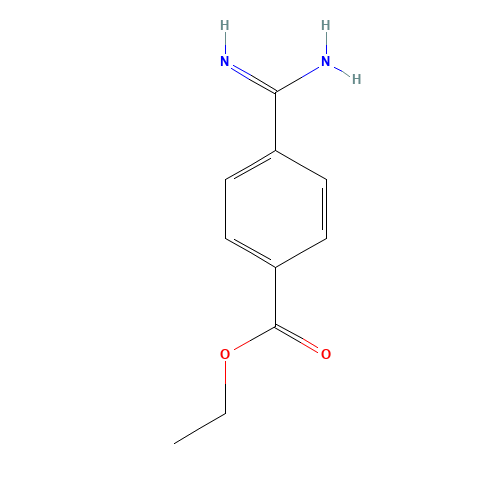 ethyl 4-carbamimidoylbenzoate (CAS: 15676-12-7) - Chemical Structure and Molecular Formula 