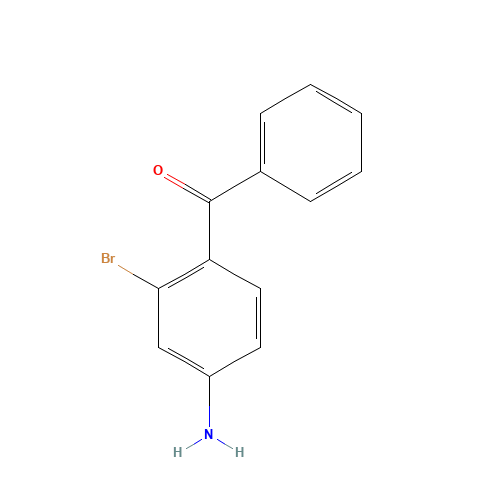 (4-amino-2-bromophenyl)-phenylmethanone (CAS: 1174416-68-2) - Chemical Structure and Molecular Formula 