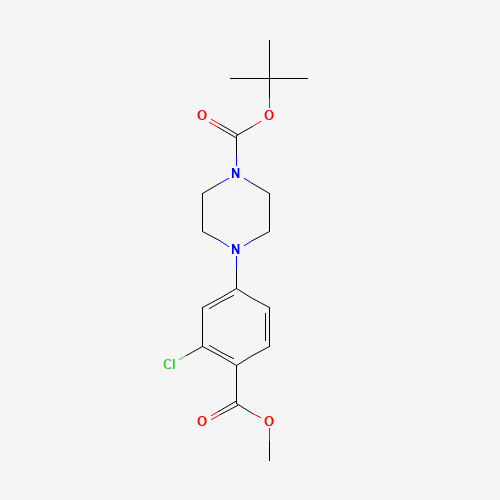 tert-butyl 4-(3-chloro-4-methoxycarbonylphenyl)piperazine-1-carboxylate (CAS: 1346597-59-8) - Related Chemical Product