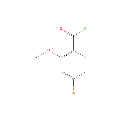 4-bromo-2-methoxybenzoyl chloride (CAS: 5213-16-1) - Chemical Structure and Molecular Formula 
