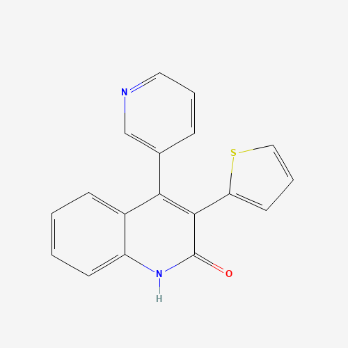 4-pyridin-3-yl-3-thiophen-2-yl-1H-quinolin-2-one (CAS: 1263051-30-4) - Related Chemical Product