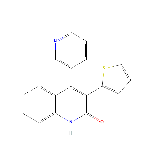 4-pyridin-3-yl-3-thiophen-2-yl-1H-quinolin-2-one (CAS: 1263051-30-4) - Related Chemical Product