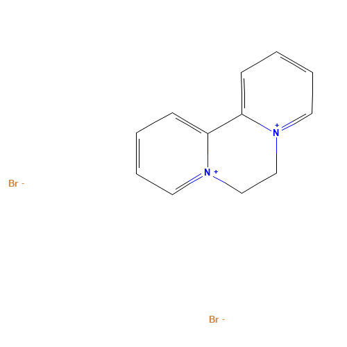 6,7-dihydrodipyrido[1,2-b:1',2'-e]pyrazine-5,8-diium;dibromide (CAS: 85-00-7) - Related Chemical Product