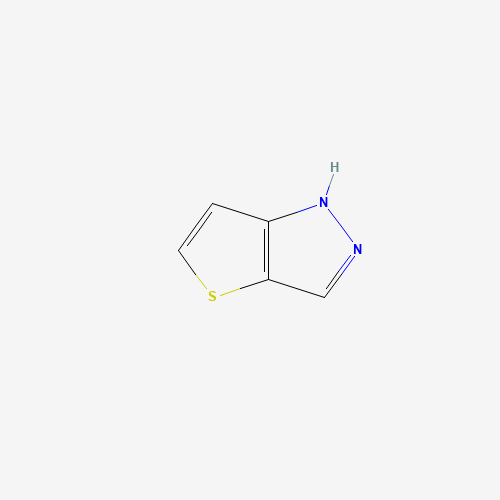 1H-thieno[3,2-c]pyrazole (CAS: 10588-59-7) - Chemical Structure and Molecular Formula 