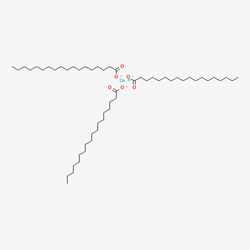 cerium(3+);octadecanoate (CAS: 10119-53-6) - Chemical Structure and Molecular Formula 