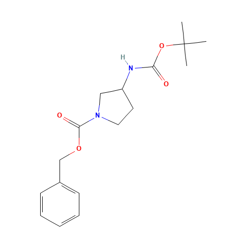 benzyl 3-[(2-methylpropan-2-yl)oxycarbonylamino]pyrrolidine-1-carboxylate (CAS: 185057-49-2) - Related Chemical Product