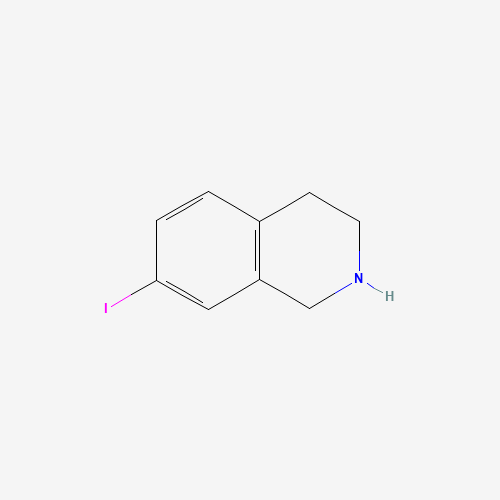 7-iodo-1,2,3,4-tetrahydroisoquinoline (CAS: 72299-62-8) - Chemical Structure and Molecular Formula 