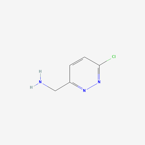 (6-chloropyridazin-3-yl)methanamine (CAS: 871826-15-2) - Chemical Structure and Molecular Formula 