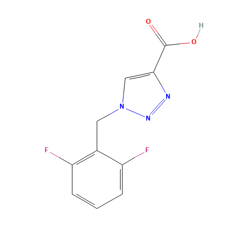 1-[(2,6-difluorophenyl)methyl]triazole-4-carboxylic acid (CAS: 166196-11-8) - Related Chemical Product