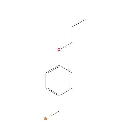 1-(bromomethyl)-4-propoxybenzene (CAS: 2606-58-8) - Chemical Structure and Molecular Formula 
