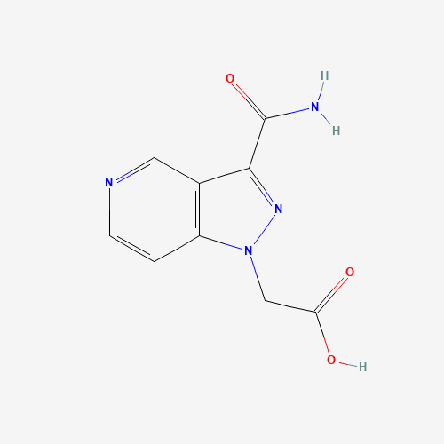 2-(3-carbamoylpyrazolo[4,3-c]pyridin-1-yl)acetic acid (CAS: 1386457-87-9) - Related Chemical Product