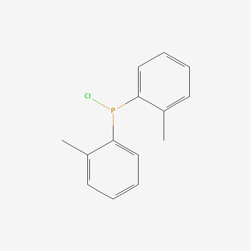 chloro-bis(2-methylphenyl)phosphane (CAS: 36042-94-1) - Chemical Structure and Molecular Formula 