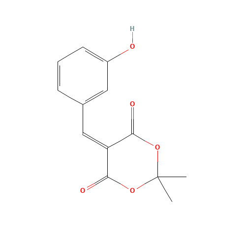 5-[(3-hydroxyphenyl)methylidene]-2,2-dimethyl-1,3-dioxane-4,6-dione (CAS: 15795-58-1) - Related Chemical Product