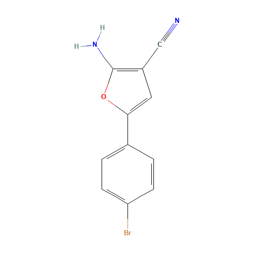 2-amino-5-(4-bromophenyl)furan-3-carbonitrile (CAS: 26454-86-4) - Related Chemical Product