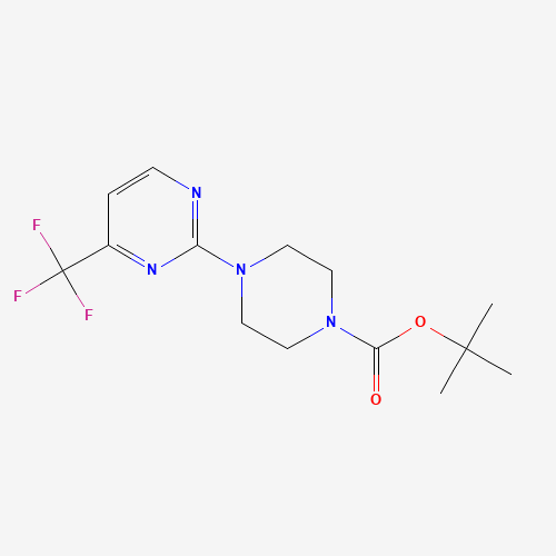 tert-butyl 4-[4-(trifluoromethyl)pyrimidin-2-yl]piperazine-1-carboxylate (CAS: 668484-15-9) - Related Chemical Product