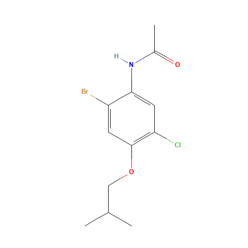 N-[2-bromo-5-chloro-4-(2-methylpropoxy)phenyl]acetamide (CAS: 685536-44-1) - Related Chemical Product