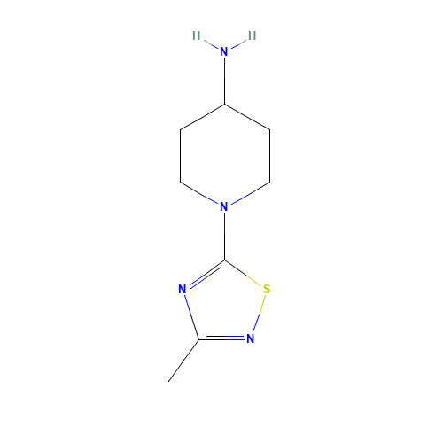 1-(3-methyl-1,2,4-thiadiazol-5-yl)piperidin-4-amine (CAS: 1329672-71-0) - Related Chemical Product