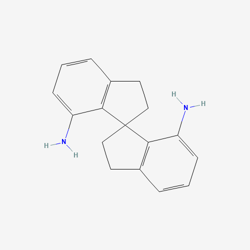 3,3'-spirobi[1,2-dihydroindene]-4,4'-diamine (CAS: 885462-88-4) - Chemical Structure and Molecular Formula 