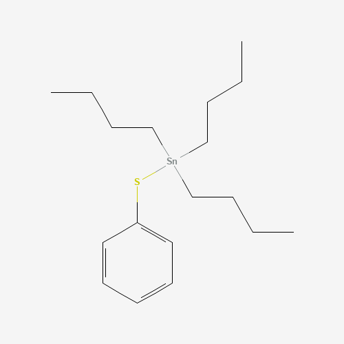 tributyl(phenylsulfanyl)stannane (CAS: 17314-33-9) - Chemical Structure and Molecular Formula 