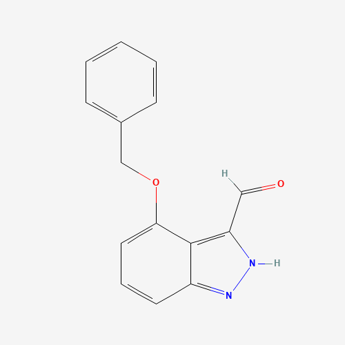 4-phenylmethoxy-2H-indazole-3-carbaldehyde (CAS: 900506-25-4) - Related Chemical Product
