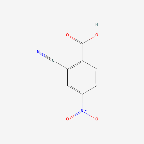 2-cyano-4-nitrobenzoic acid (CAS: 126388-92-9) - Chemical Structure and Molecular Formula 