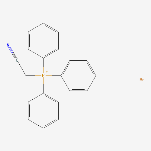 cyanomethyl(triphenyl)phosphanium;bromide (CAS: 15898-47-2) - Chemical Structure and Molecular Formula 