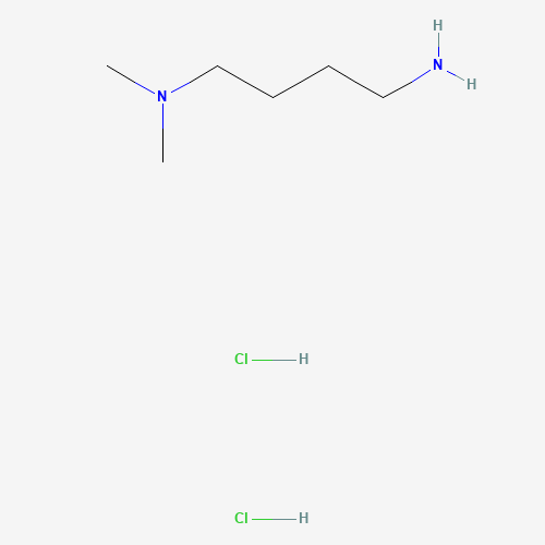 N',N'-dimethylbutane-1,4-diamine;dihydrochloride (CAS: 65592-37-2) - Chemical Structure and Molecular Formula 